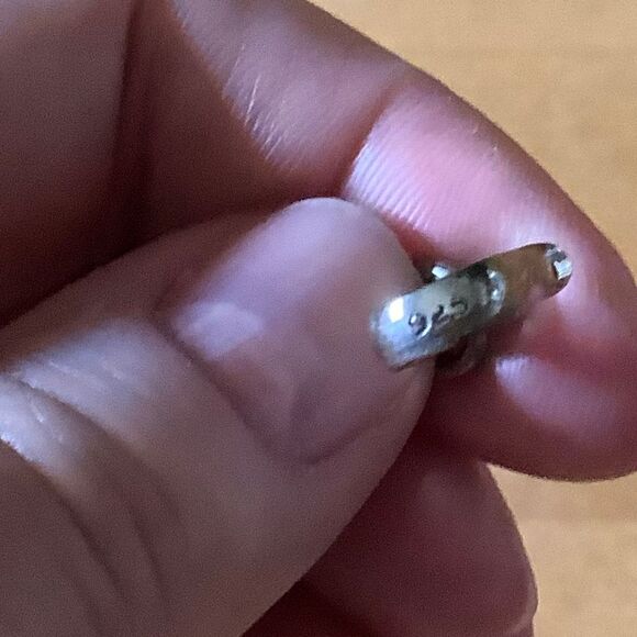 sterling SILVER 925 CARNELIAN/MILKY AQUAMARINE BRACELET - Picture 8 of 8